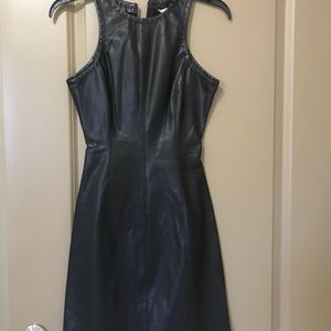Leather dress